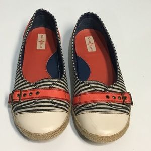 7 Cole Haan adorable stripe flats!! Like new!